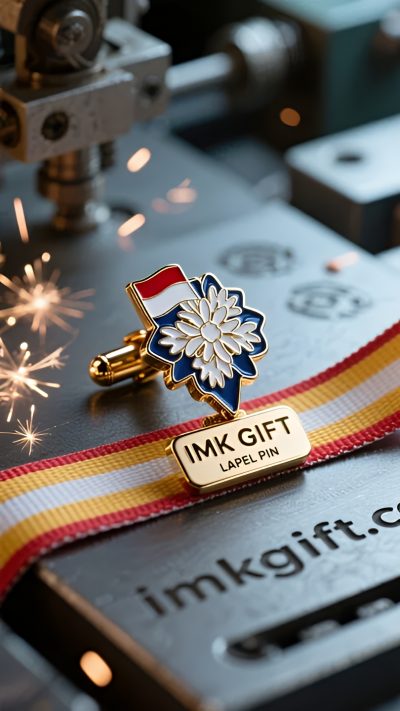 in996-Edelweiß-Manschettenknöpfe-Medaille-des-Mutes-in-der-Not-zu-erblühen