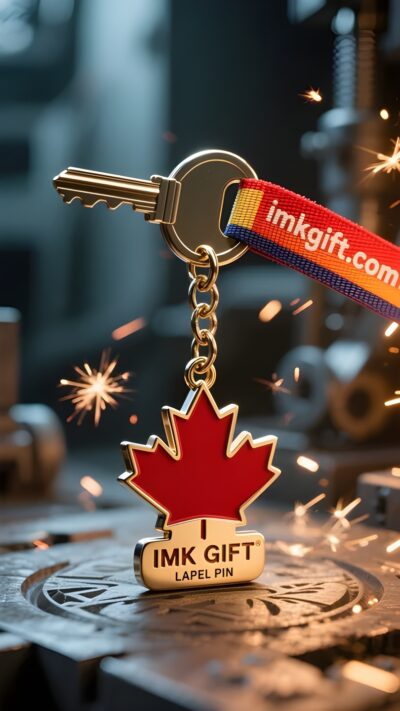 in989-A-maple-leaf-keychain-with-a-sense-of-family-and-country